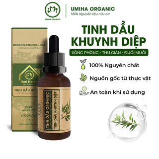 Tinh dầu Khuynh Diệp hữu cơ UMIHOME nguyên chất 10ml - Dùng xông hương giúp tinh thần thư thái, phòng ngừa cảm