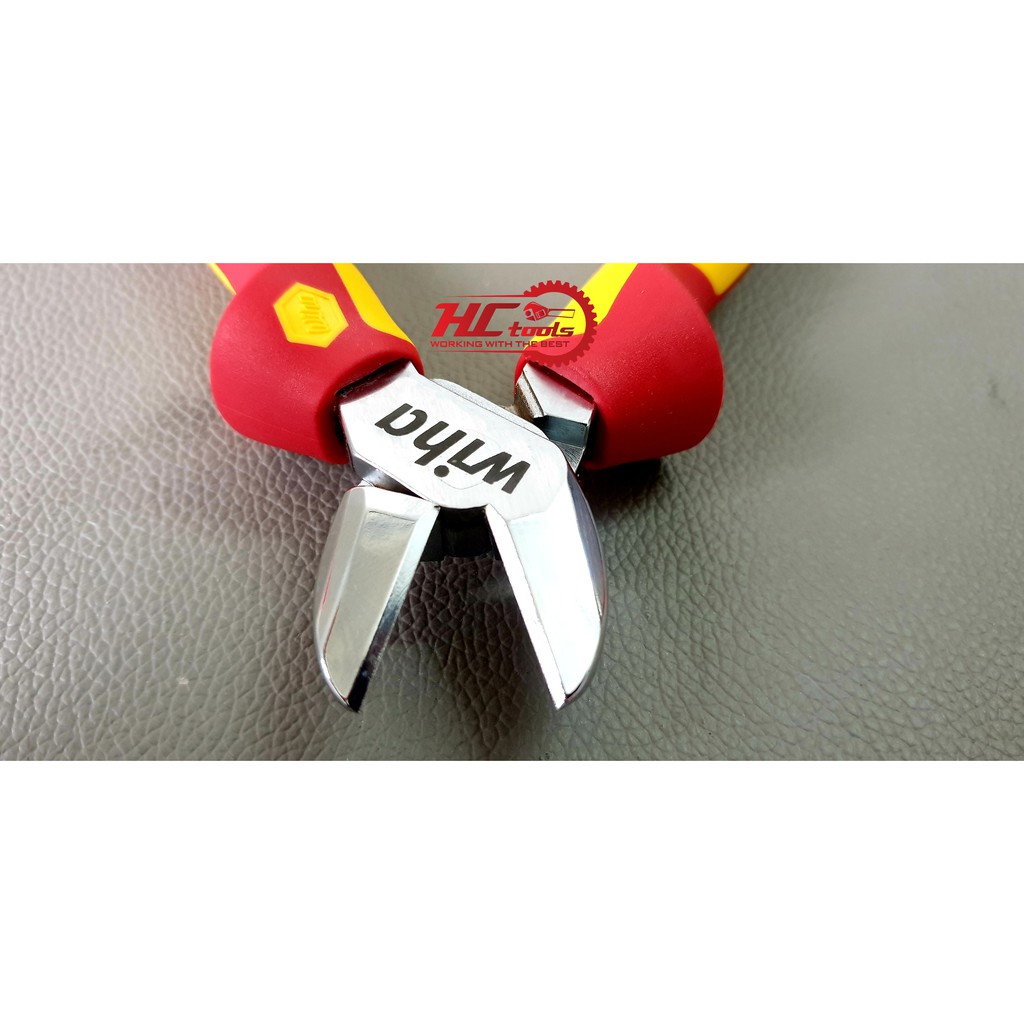 Kìm cắt 180mm cách điện 1000v VDE WIHA Đức 43340 Germany