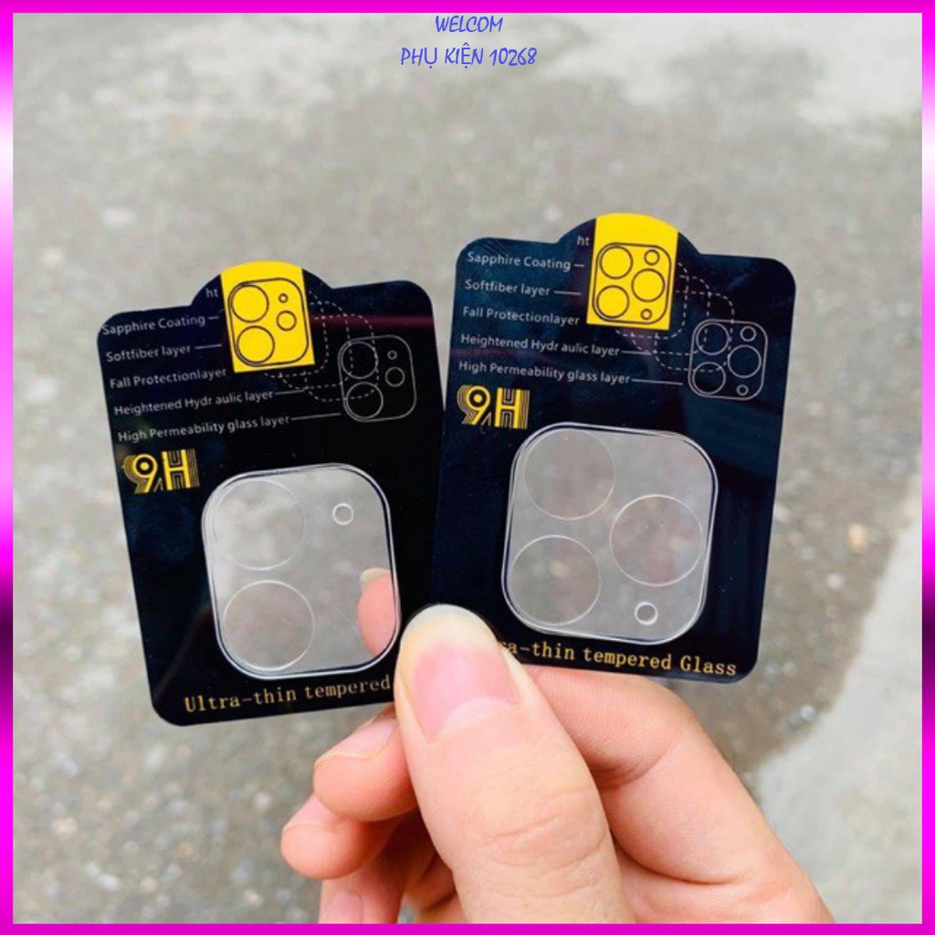 Dán bảo vệ Camera trong Suốt cho  11/11pro/Pro Max/12/12promax/13mini/13pro/13promax