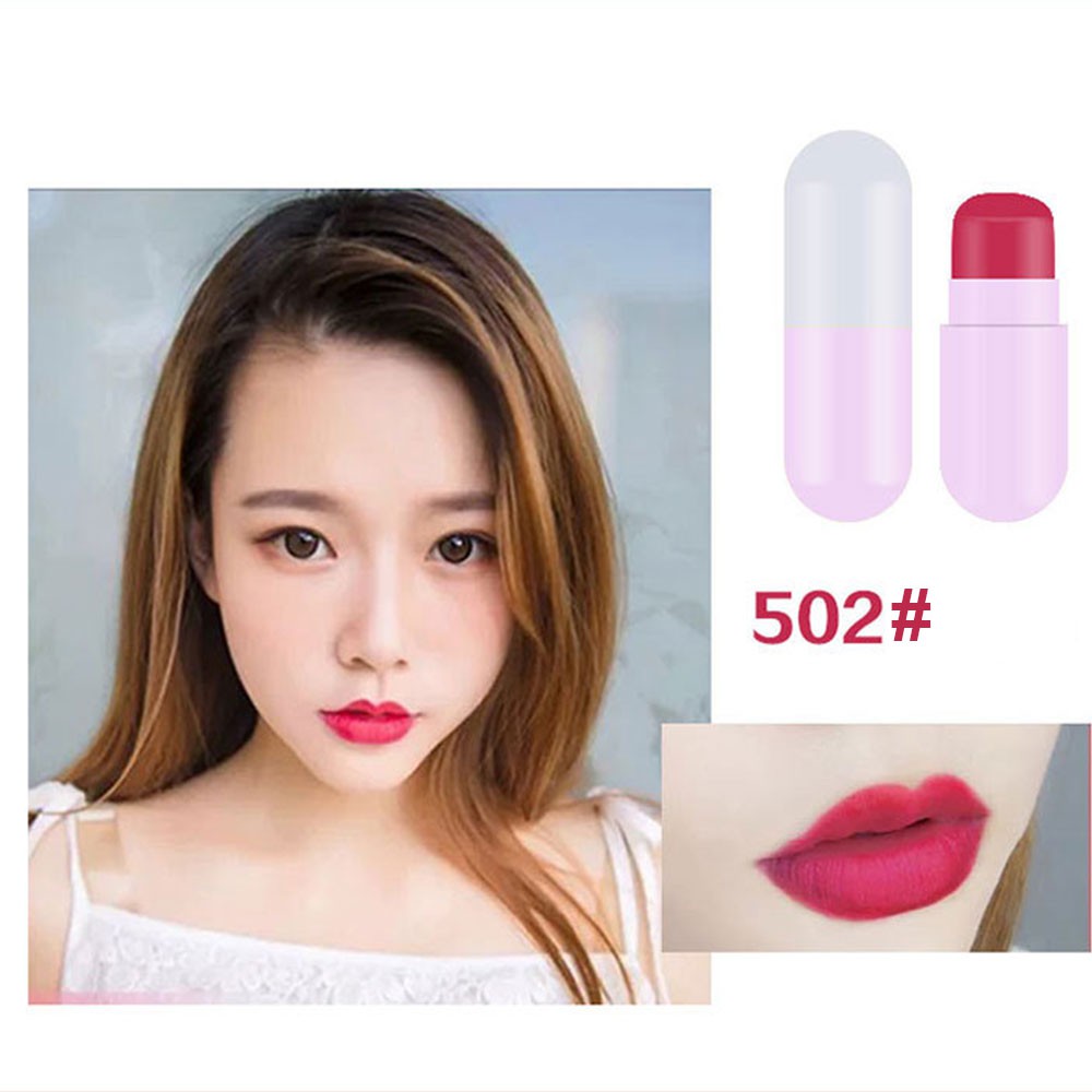 Son môi dưỡng ẩm lâu trôi hình dáng viên thuốc con nhộng dễ thương thương hiệu GUDU | BigBuy360 - bigbuy360.vn