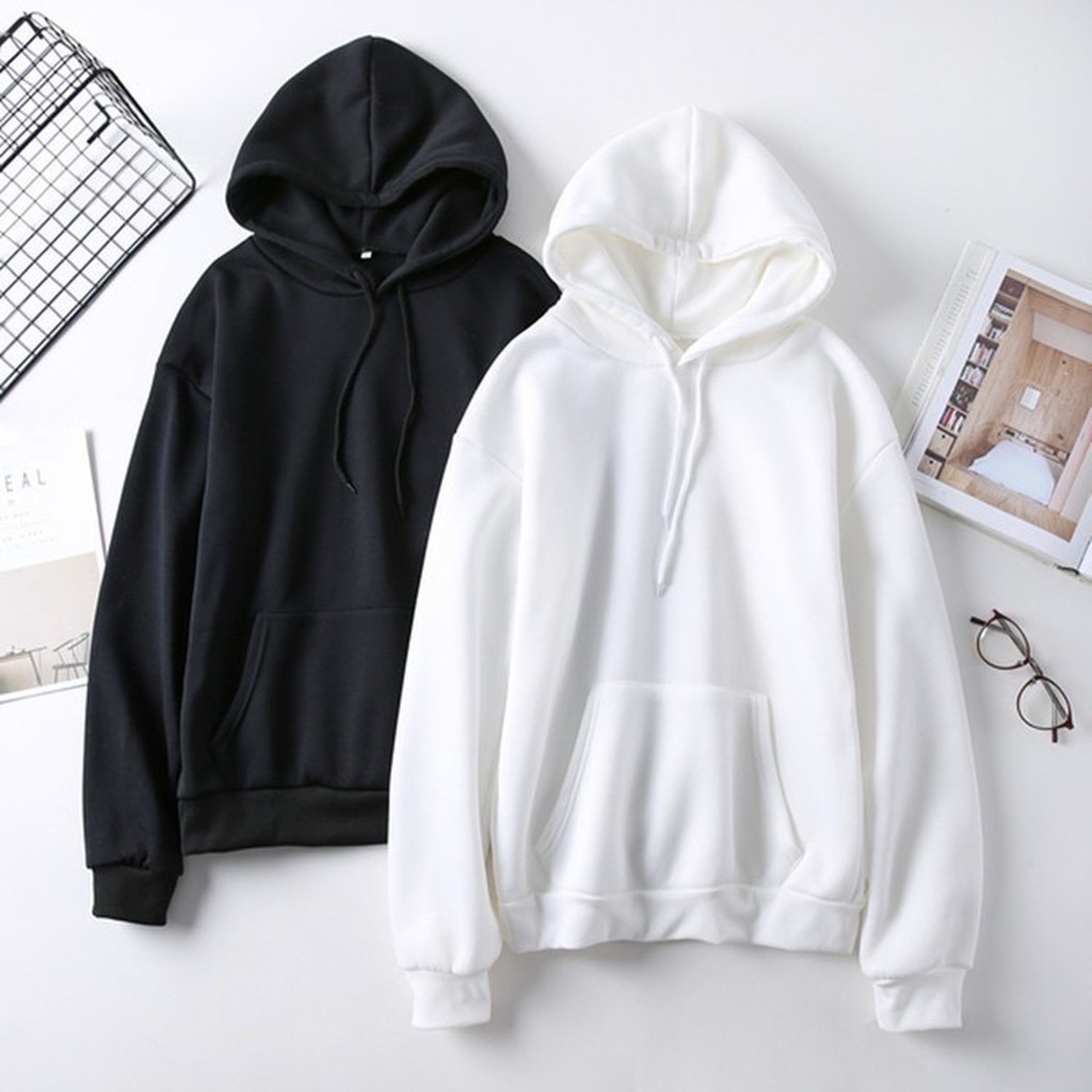 Áo Nỉ Hoodie Trơn Basic Chất Liệu Nỉ Bông Nhiều Màu Form Unisex Dành Cho Nam Và Nữ, Labibi | WebRaoVat - webraovat.net.vn