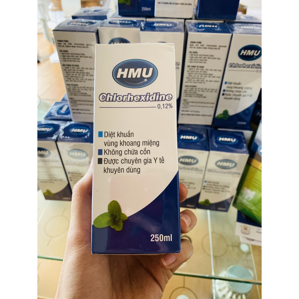 Nước súc miệng HMU Chlorhexidine của Đại Học Y Hà Nội