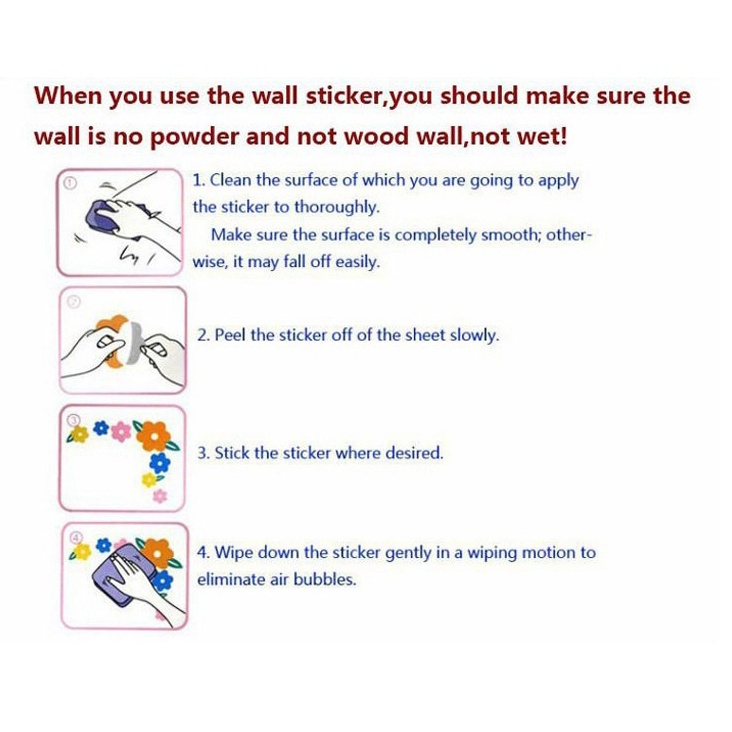 Sticker Dán Tường Họa Tiết Lồng Chim Và Hoa Dùng Trang Trí Phòng Khách / Phòng Ngủ