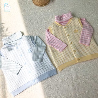 Nous jacket xanh zigzag