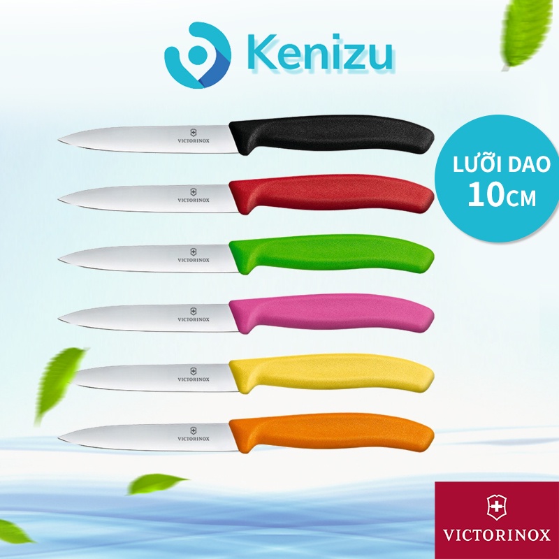 Dao gọt hoa quả Victorinox lưỡi thẳng 10cm gọt trái cây cực bén