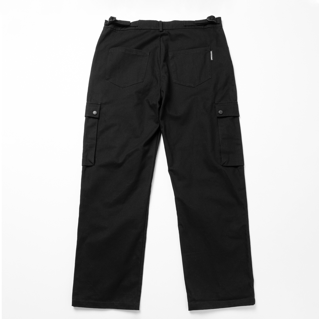 Quần DirtyCoins x One Piece Logo Cargo Pants - Black