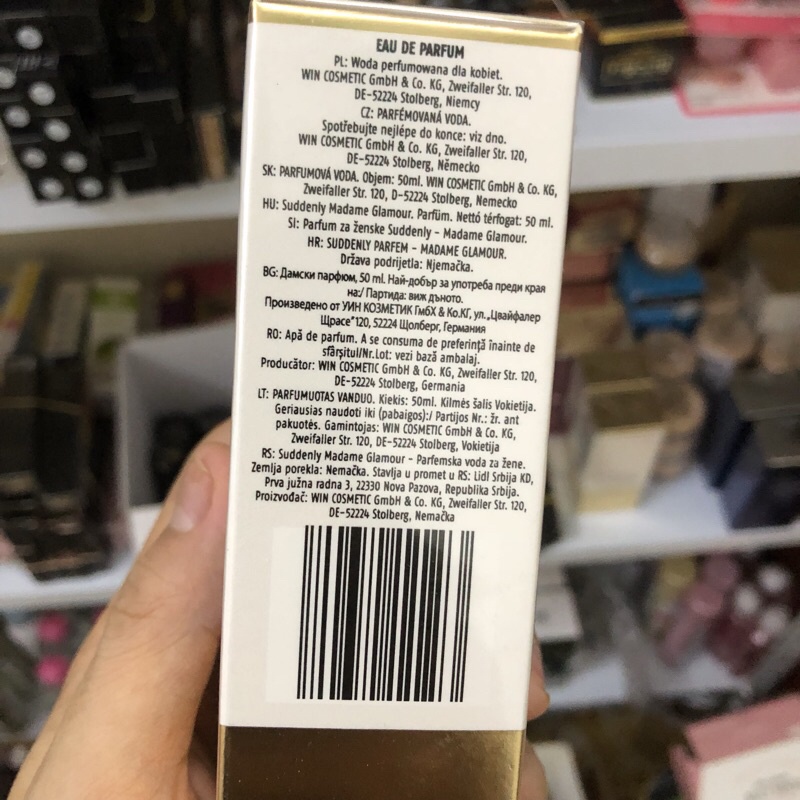 Nước hoa 💖FREESHIP💖 Nước hoa Suddenly Madame Glamour hương thơm mát bền mùi 50ml