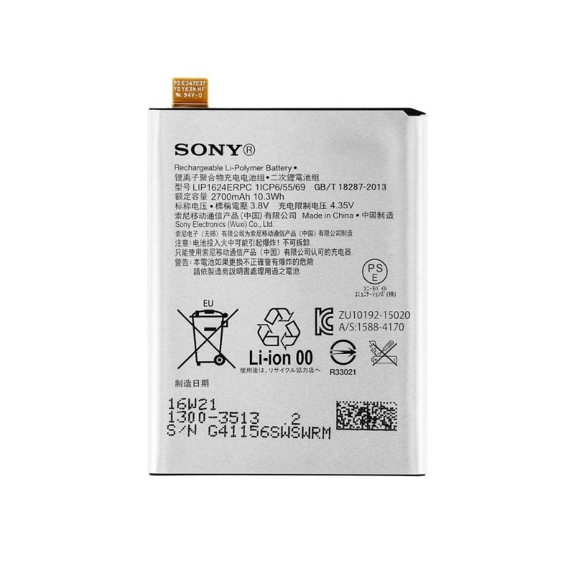 Pin sony xperia X /F5122/ xperia X PERFORMANCE/ 2700mah bảo hành 6 tháng đổi mới.