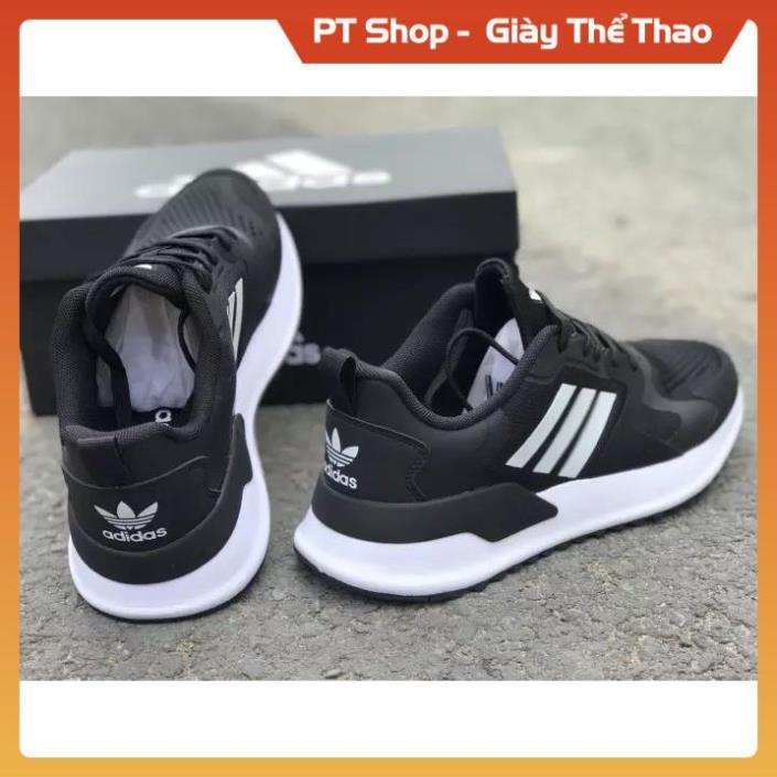 [FreeShip+Giá Hủy Diệt] Giầy Das 2021 Đen Trắng 3 Vạch trắng, Giày adi.da.s 2021 đen trắng ba sọc Sneaker