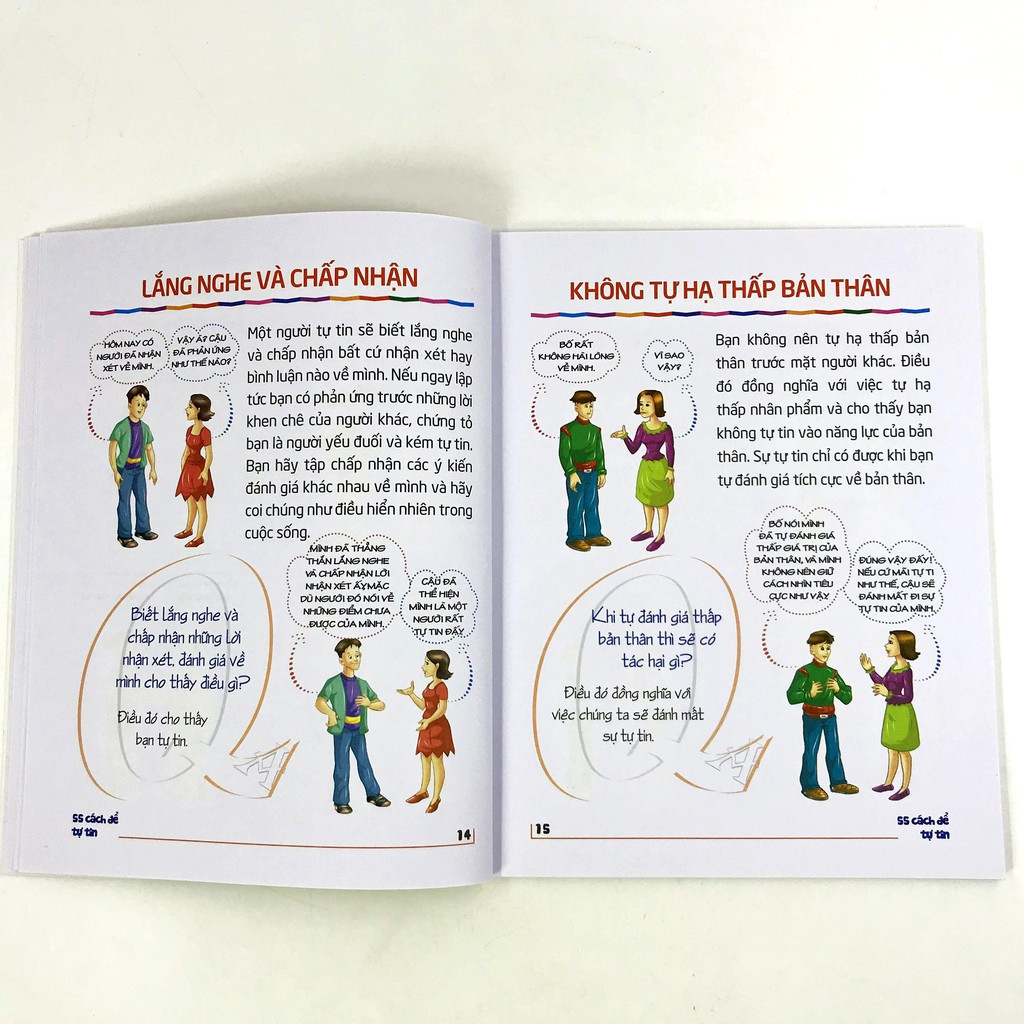 Sách - 55 Cách để tự tin | BigBuy360 - bigbuy360.vn