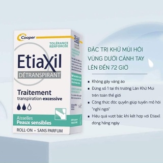 Lăn ngăn mùi và Mồ Hôi Etiaxil 15ml