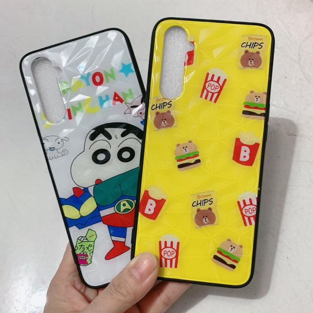Ốp lưng Realme  6  vân đá kim cương