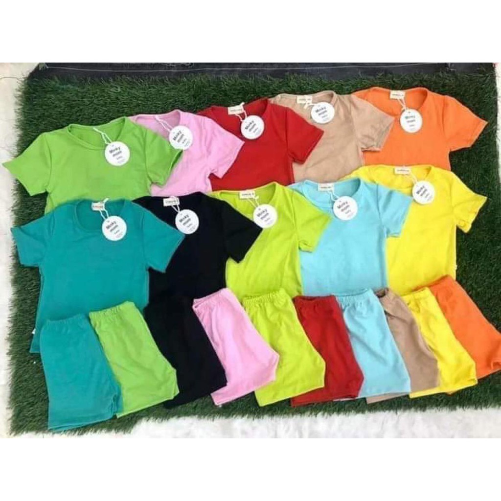 Bộ quần áo cotton cho bé Minkymom tt