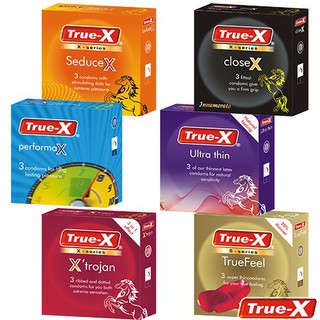 Combo 6 loại bao cao su True-X Ultrathin + Performax + Closex + Seducex + X’trojan + True Feel