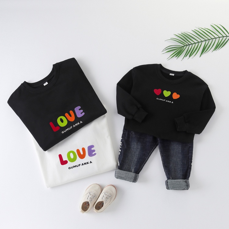 Áo Gia Đình Sweater Happyfamily Nỉ Da Cá Cao Cấp Familylove Họa Tiết Love Sắc Màu Đẹp