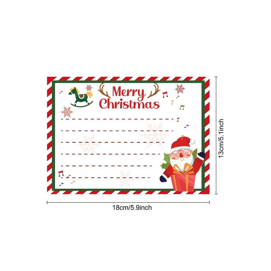 Set 3 Hộp Đựng Thẻ In Chữ Merry Christmas Xinh Xắn