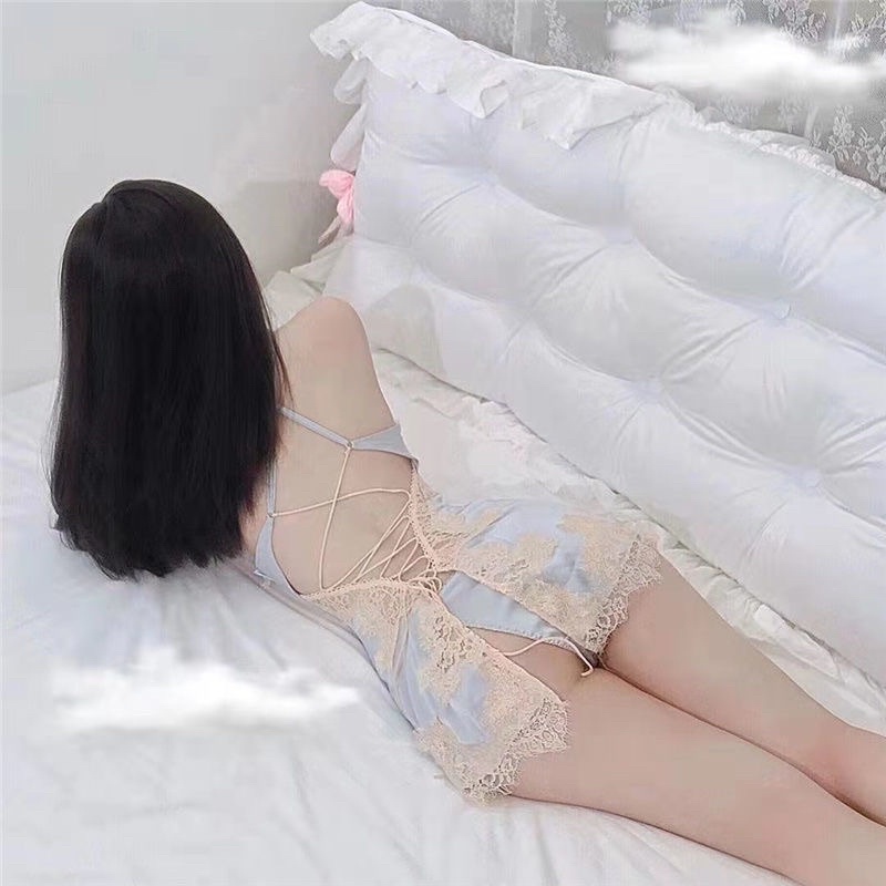 [SẴN] Váy Ngủ Hai Dây Lụa Sexy Gợi Cảm MS966 [CWEAR.SEXY_ĐỒ NGỦ &amp; NỘI Y CAO CẤP]