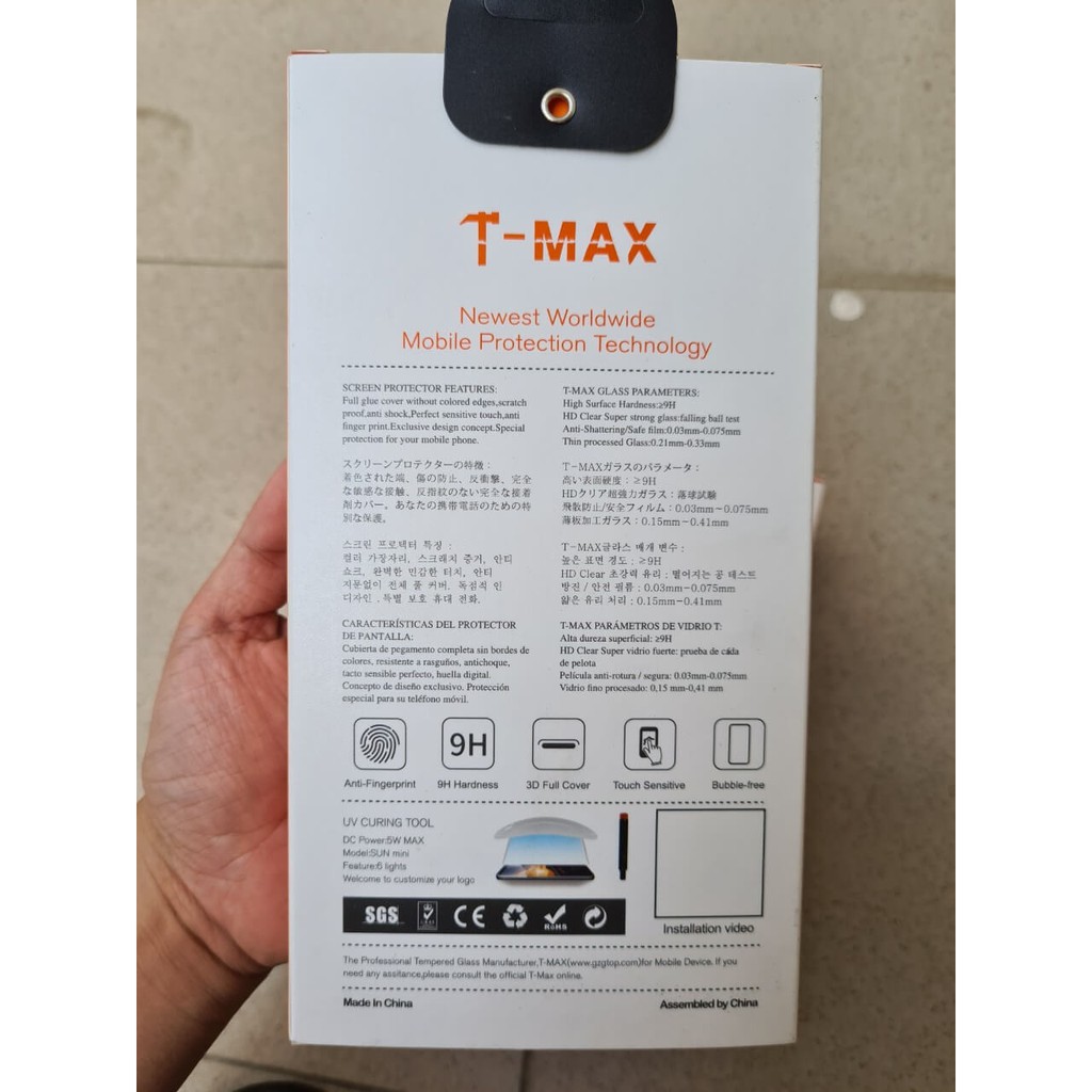 Kính cường lực UV T-Max Samsung cao cấp chính hãng