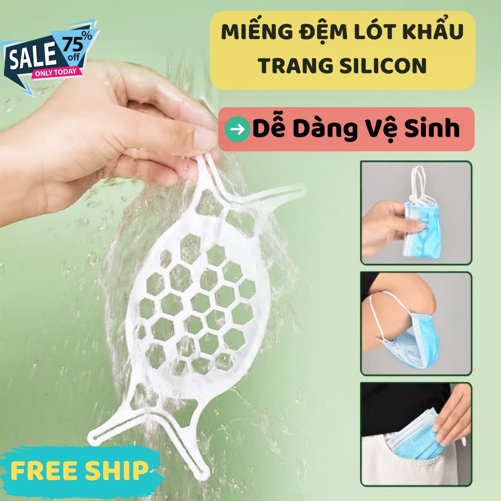 Đệm lót khẩu trang, miếng lót khẩu trang khô thoáng mềm mại ATILA SHOP