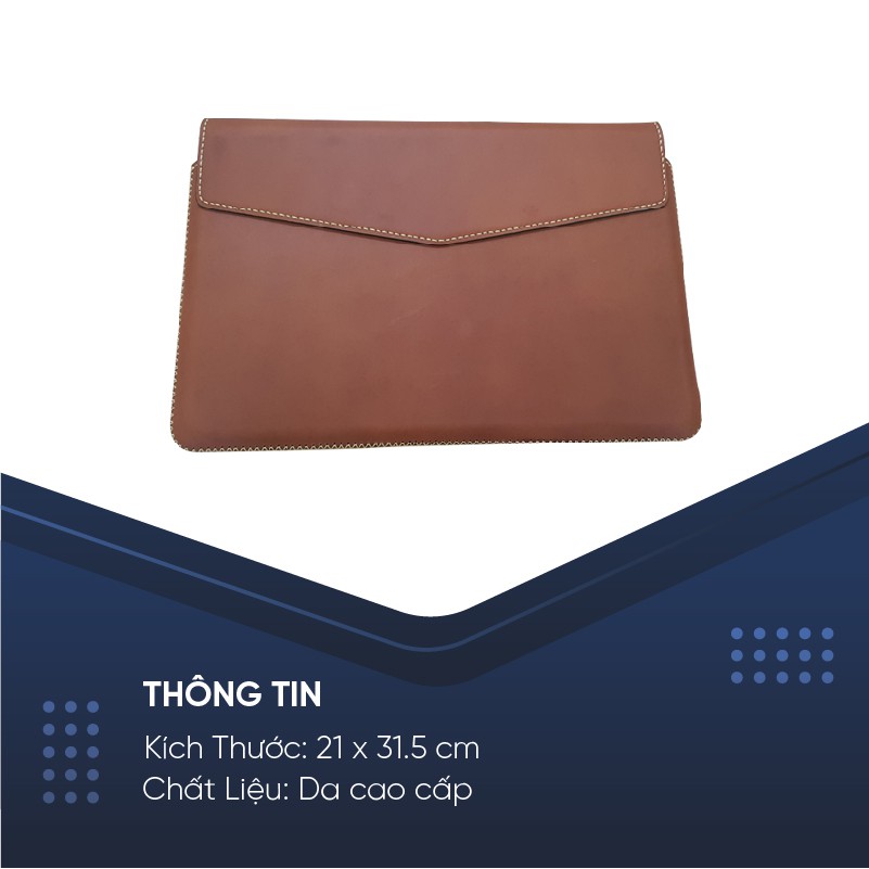 Bao da Macbook 11 inch cao cấp màu ngẫu nhiên ( 21 x 31.5 cm ) | BigBuy360 - bigbuy360.vn