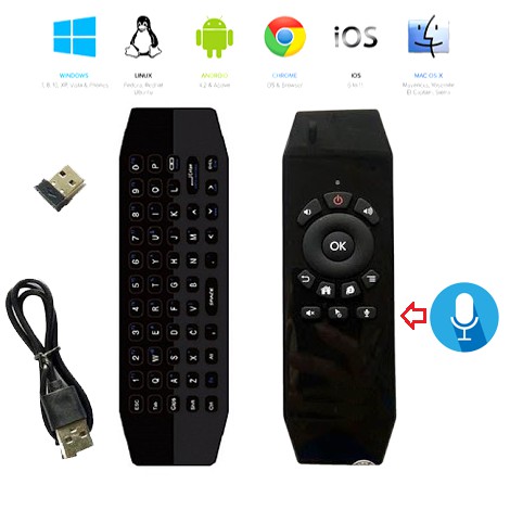 Chuột bay bàn phím giọng nói km950 - KM950V có keyboard , điều khiển giọng nói.