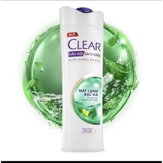 Dầu gội clear bạc hà 340g 330ml