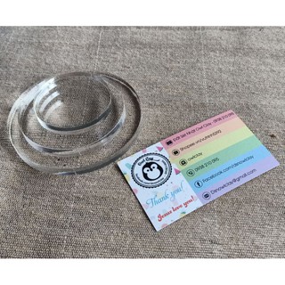 Đế tròn mica trong cao cấp 5cm ,7cm 9cmx 0.8cm