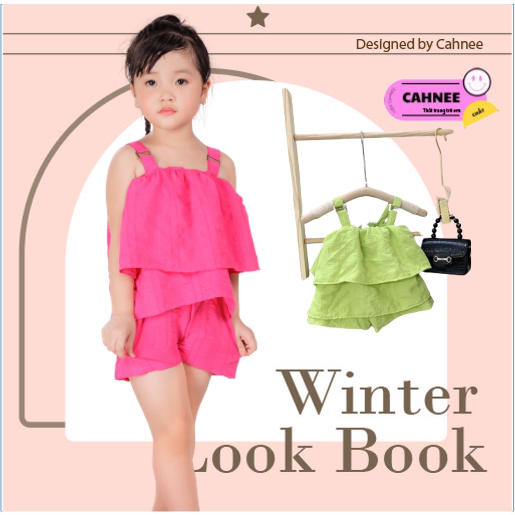 Bộ Quần Áo Bé Gái - Set Bộ Quần Áo Bé Gái - Size từ 10 - 18kg