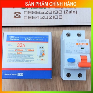 Át chống giật, chống rò Sino 32A và 40A. Aptomat, CB chống giật chống quá tải Sino - Vanlock chính hãng