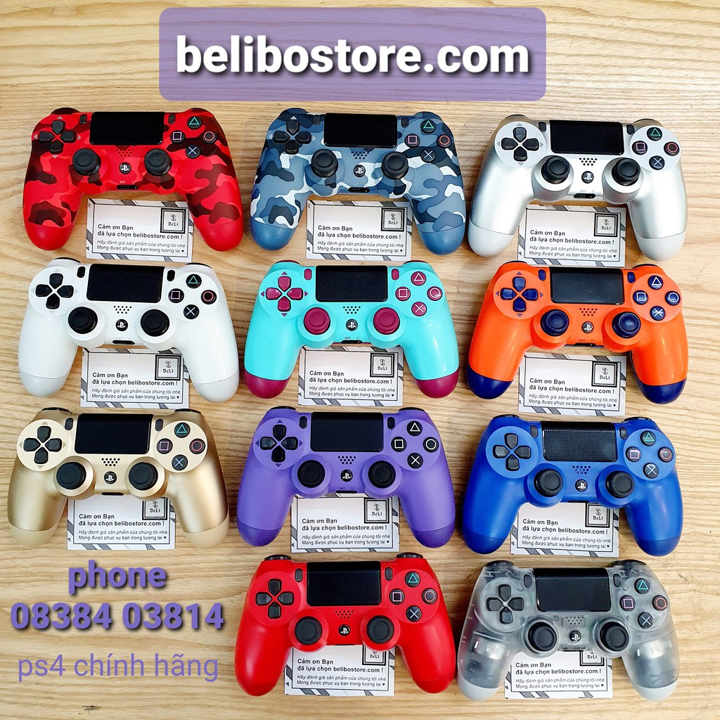 Tay cầm chơi game Dualshock 4 PS4 2nd nhiều màu