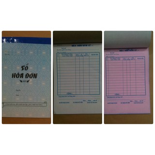 Hóa đơn 2 liên : 150k / 10 cuốn