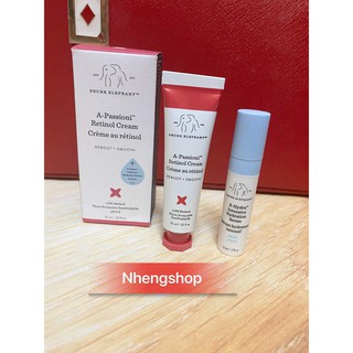 [Đủ bill][Drunk elephant] Kem chống lão hóa A-Passioni Retinol và serum phục hồi B-Hydra (b5)