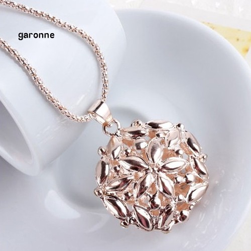 Dây chuyền hình bông hoa đính đá phong cách thanh lịch dành cho nữ