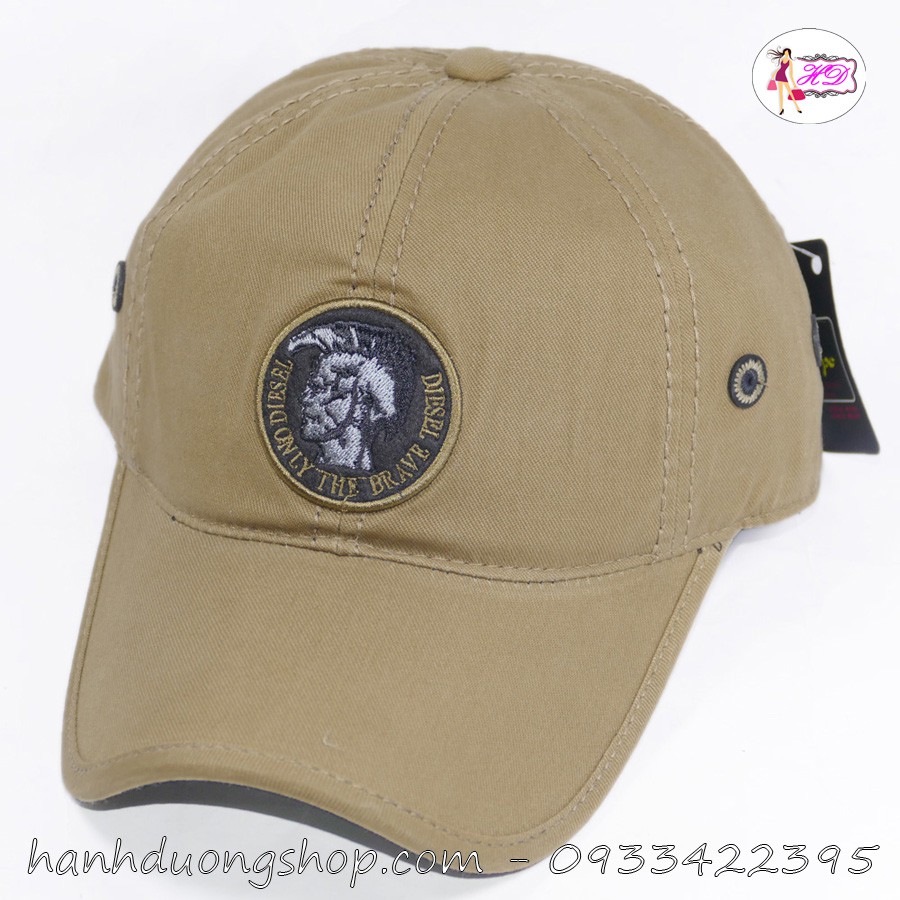 [ NHIỀU MÀU ] Nón kết đẹp nón kết đen nón kết hiệu D.iesel được thêu mặt và đuôi thời trang kết hợp vải cotton cao cấp