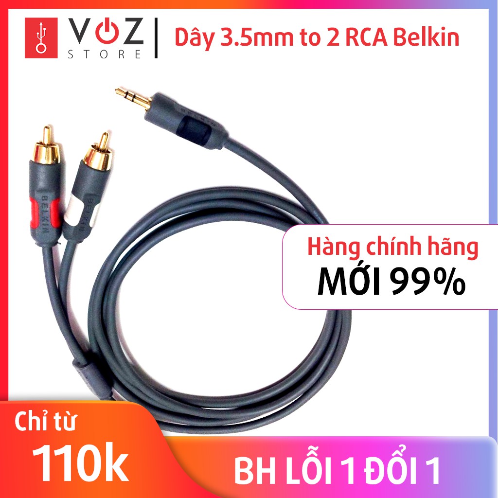 Dây 3.5mm to 2 RCA Belkin