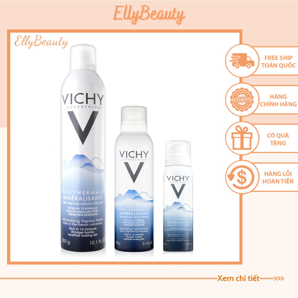 Xịt Khoáng Vichy Mineralizing Thermal Water 150ml – 300ml