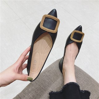 Giày Búp Bê Mũi Nhọn Size Lớn 31-45