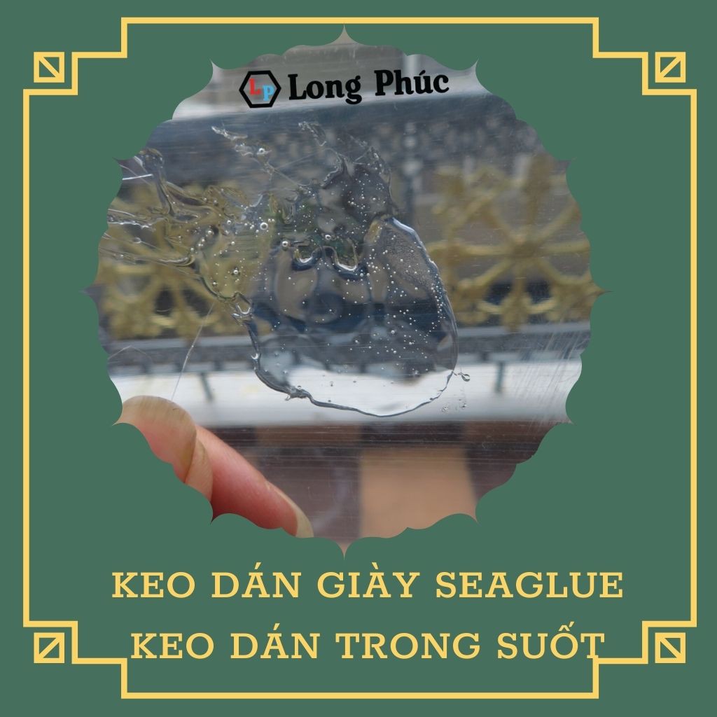 Mặc gì đẹp: Keo Dán Giày SeaGlue 🥰 FREESHIP 🥰| Keo dán SeaGlue trong suốt, chịu nước , dính chắc | Long Phúc Shop | Lọ 100gr