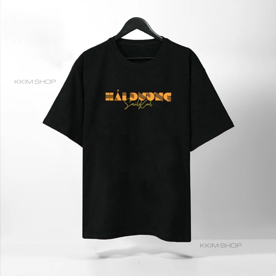Áo thun tay lỡ HẢI DƯƠNG, Áo phông 63 tỉnh thành Form rộng oversize, chất liệu Cotton KKIMSHOP
