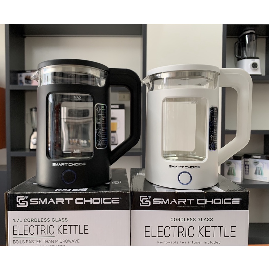Ấm Siêu Tốc SMARTCHOICE 1.7L, Ấm Đun Nước Inox 304 - Bảo Hành 12 Tháng SCG-K001
