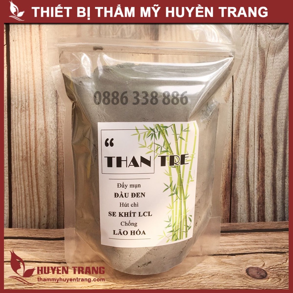 Bột Than Tre Dưỡng Ẩm, Làm Trắng Da, Trẻ Hóa Làn Da - Thẩm Mỹ Huyền Trang NANOCEE