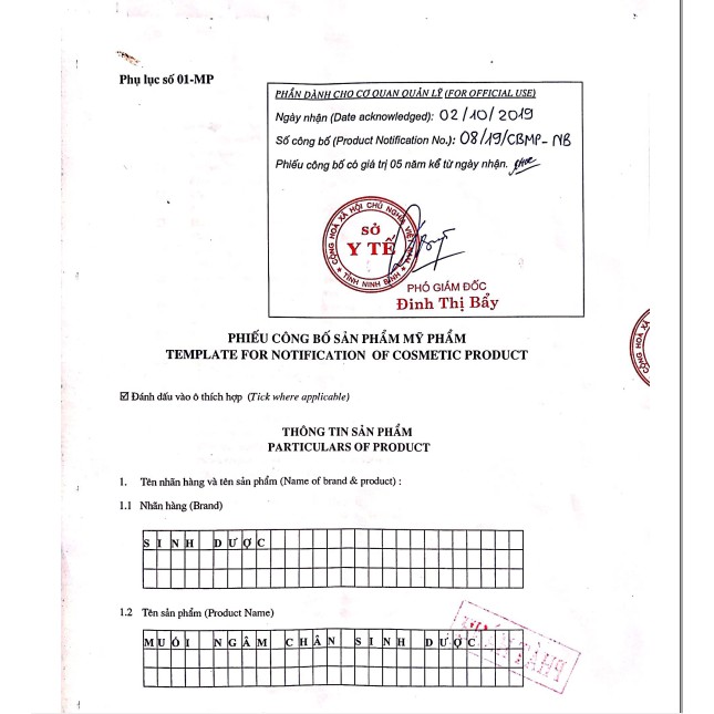 Muối ngâm chân Sinh Dược 550gr | BigBuy360 - bigbuy360.vn