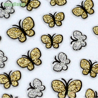 (Hàng Mới Về) Miếng Dán Trang Trí Móng Tay Hình Bướm 3D Lấp Lánh