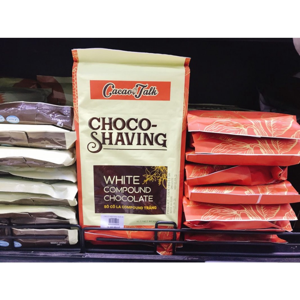 Choco Shaving Trắng Cacao Talk 1kg
