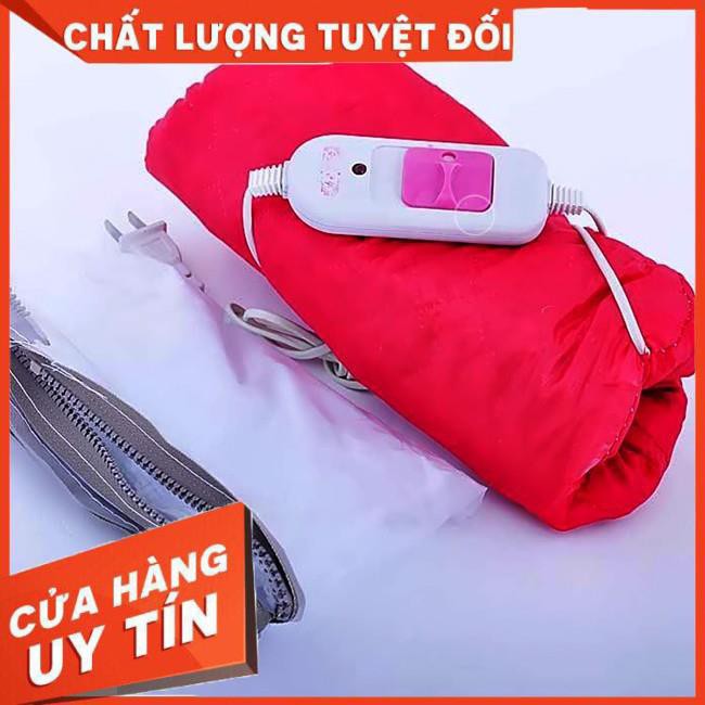 [XẢ KHO] FREE SHIP Mũ Hấp Tóc Tại Nhà Cắm Điện (Đỏ)