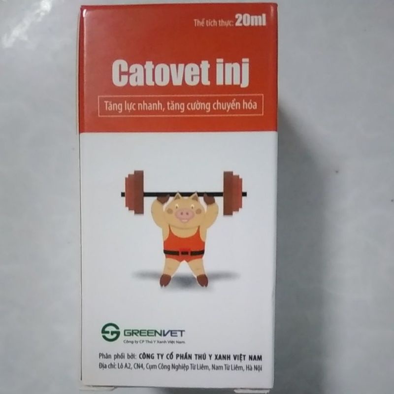 Catovet inj 20ml Tăng lực tức thì cho gà đá