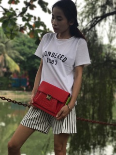 TÚI ĐEO CHÉO VÂN CÁ SẤU