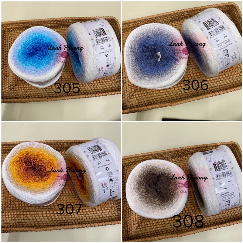 Sợi Yarn Art Rose Garden 100% Cotton Đan Móc Mùa Hè
