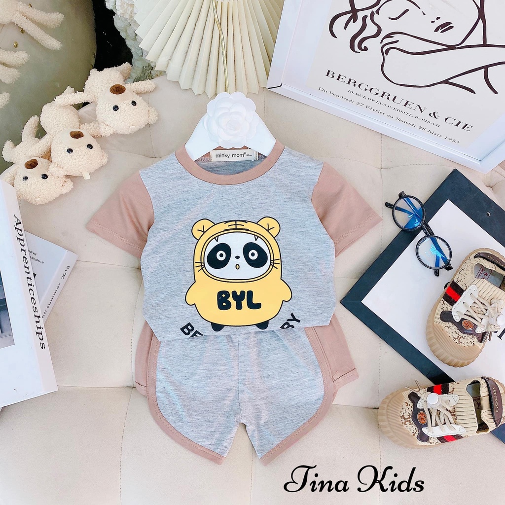 Bộ Cộc Tay Cho Bé FREE SHIP Bộ hình thú mèo