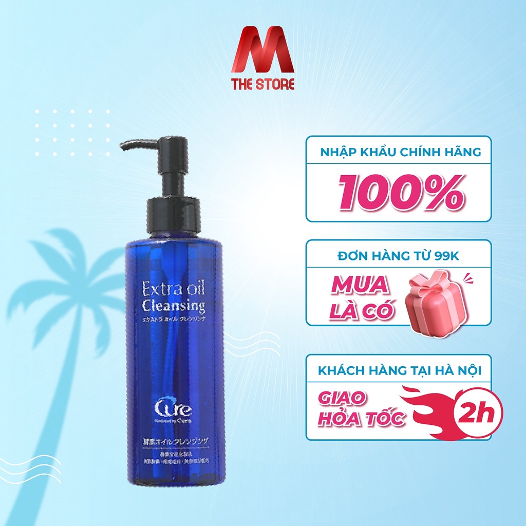 DẦU TẨY TRANG CURE EXTRA OIL CLEANSING 200ML